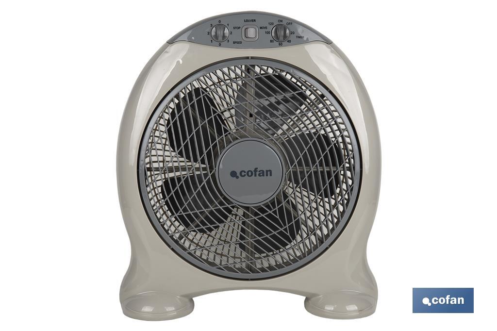 VENTILADOR CON TEMPORIZADOR 50 W BEIGE CLARO