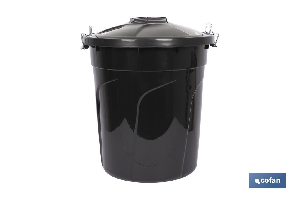 CUBO BASURA ASAS METÁLICAS 50 L