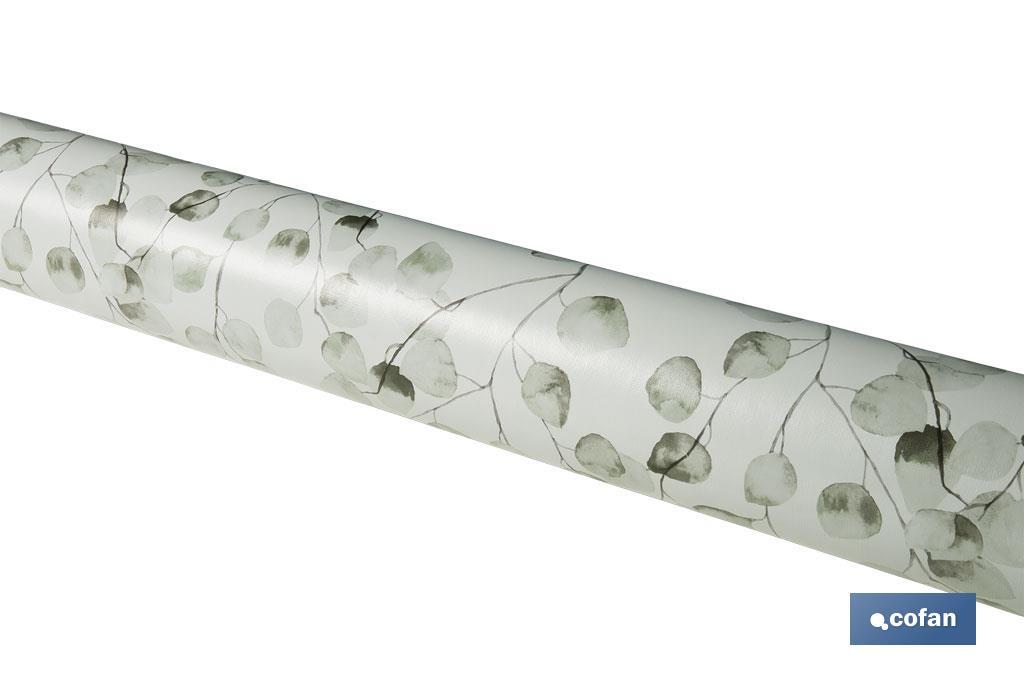 ROLLO DE HULE DISEÑO EUCALIPTO 1,40 X 20 M