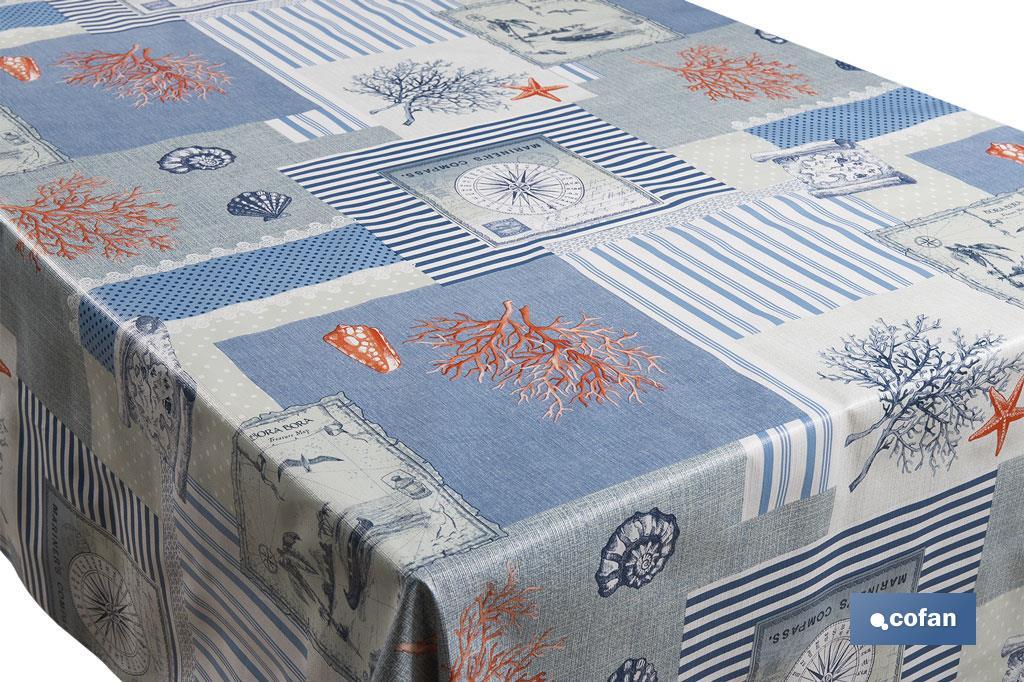 ROLLO DE HULE DISEÑO MARINA 1.40 X 25 M