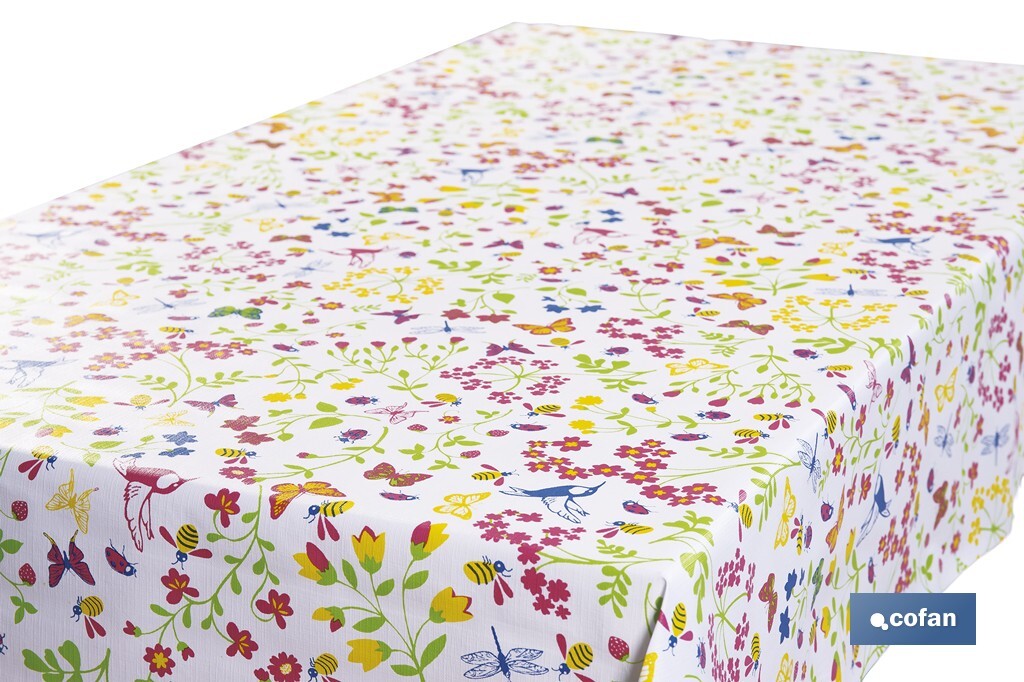 ROLLO DE HULE DISEÑO MARIPOSA 1,40 X 25 M